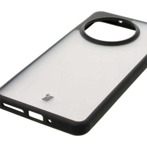 Etui Bizon Case Angelo do OnePlus 13R przydymione z czarną ramką