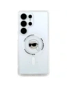 Hurtownia GSM - Karl Lagerfeld Buton Karl Cap Tipărit Logo MagSafe Samsung Galaxy S25 Ultra alb - KLD21870 - {ean13} - Hurt