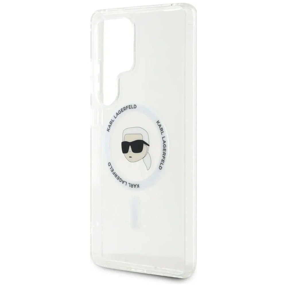 Hurtownia GSM - Karl Lagerfeld Buton Karl Cap Tipărit Logo MagSafe Samsung Galaxy S25 Ultra alb - KLD21870 - {ean13} - Hurt