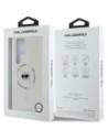 Hurtownia GSM - Etui Karl Lagerfeld Button Karl Head Printed Logo MagSafe Samsung Galaxy S25 Ultra bílý - KLD21870 - {ean13} - Hurt