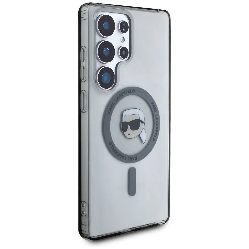 Hurtownia GSM - Karl Lagerfeld Buton Karl Cap Tipărit Logo MagSafe Samsung Galaxy S25 Ultra negru - KLD21871 - {ean13} - Hurt