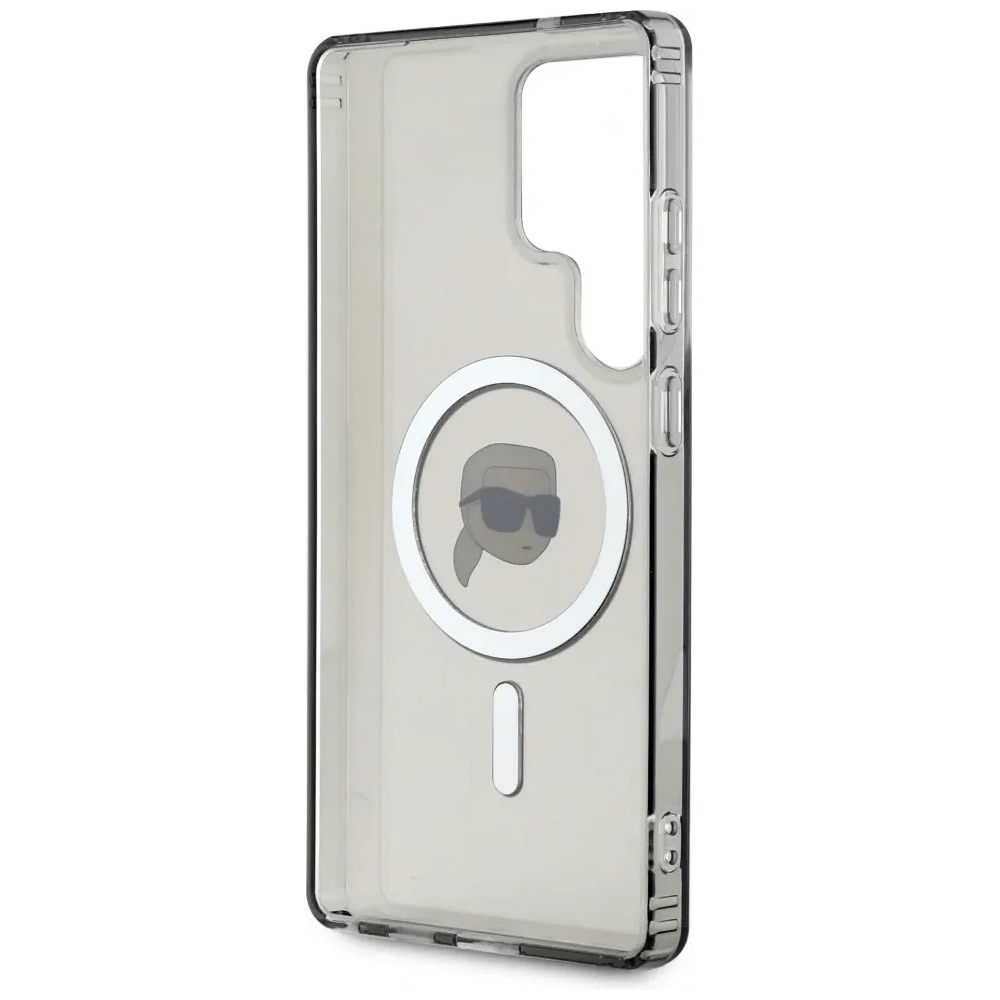 Hurtownia GSM - Karl Lagerfeld Buton Karl Cap Tipărit Logo MagSafe Samsung Galaxy S25 Ultra negru - KLD21871 - {ean13} - Hurt