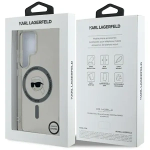 Hurtownia GSM - Karl Lagerfeld Buton Karl Cap Tipărit Logo MagSafe Samsung Galaxy S25 Ultra negru - KLD21871 - {ean13} - Hurt