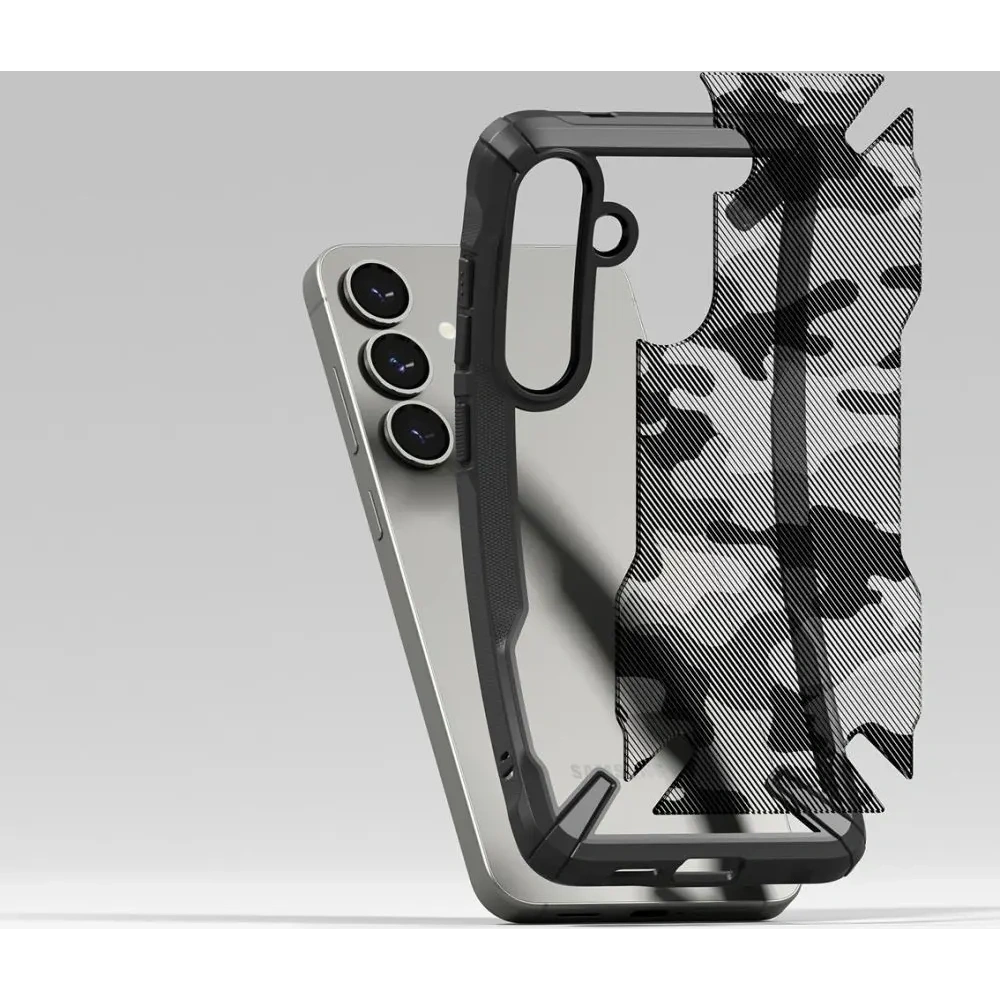 Hurtownia GSM - Ringke Fusion-X Samsung Galaxy S25 Camo Fekete - RGK11731 - {ean13} - Hurt