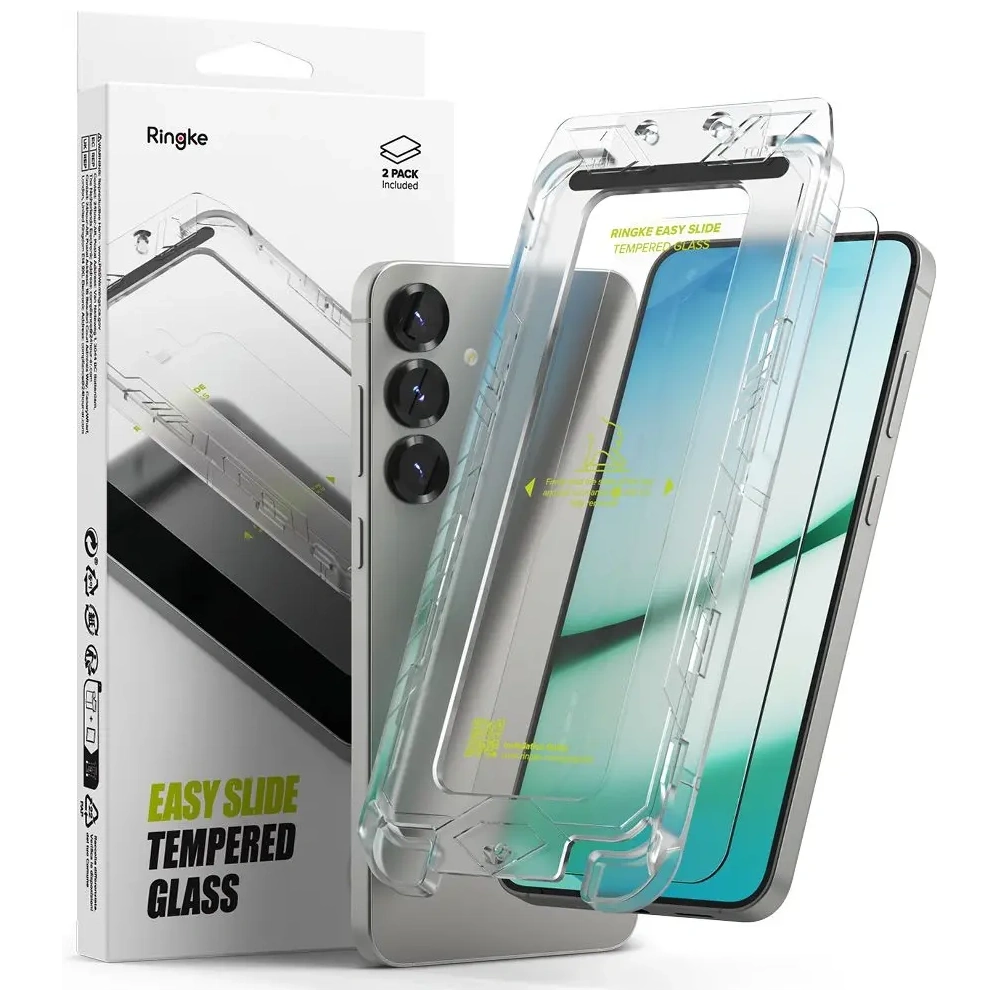 Hurtownia GSM - Ringke Easy Slide Samsung Galaxy S25 Clear [2 PACHET] - RGK11739 - {ean13} - Hurt