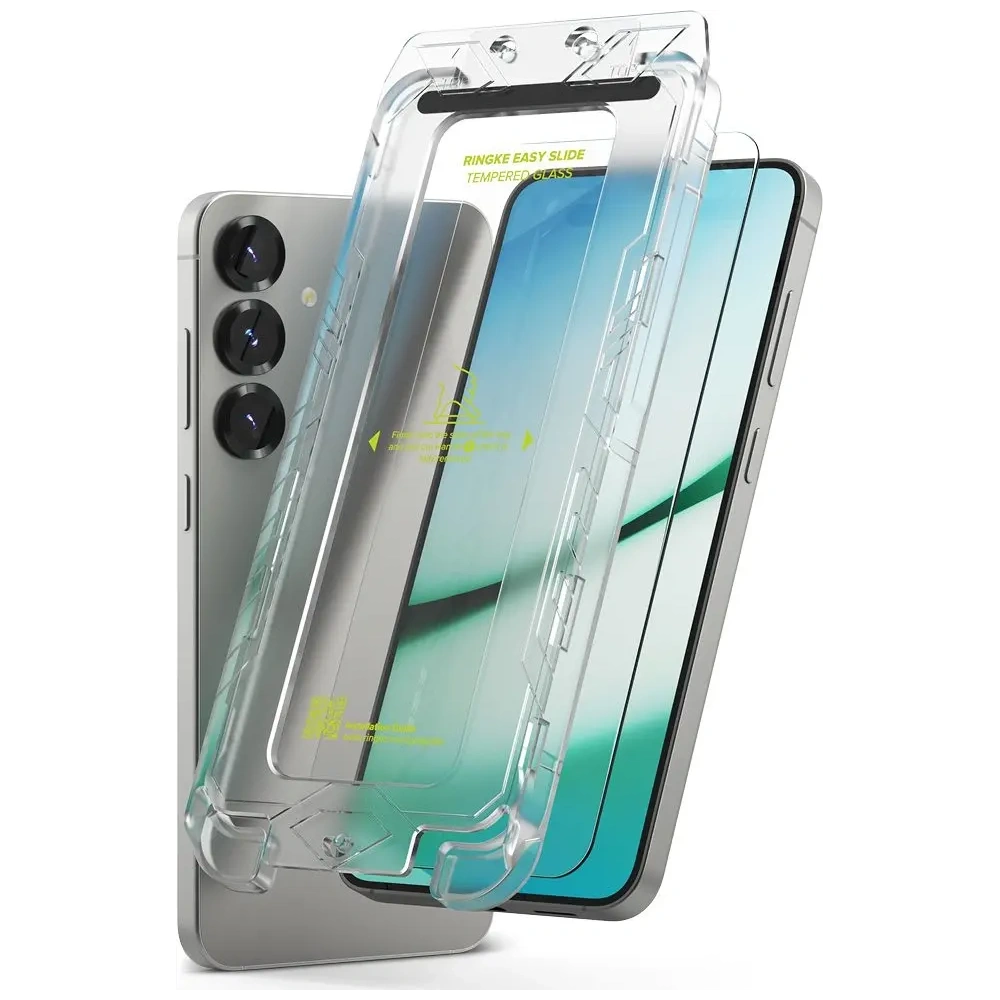 Hurtownia GSM - Ringke Easy Slide Samsung Galaxy S25 Clear [2 PACHET] - RGK11739 - {ean13} - Hurt