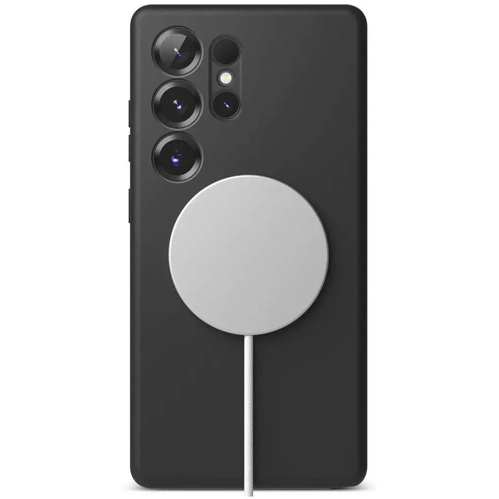 Hurtownia GSM - Ringke Silicon Magnetic MagSafe Samsung Galaxy S25 Ultra Negru - RGK11740 - {ean13} - Hurt