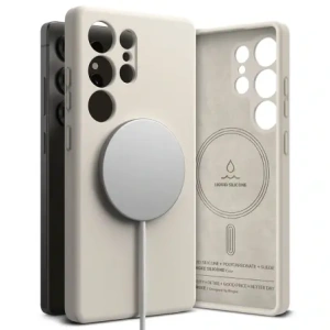 Hurtownia GSM - Ringke Silicon Magnetic MagSafe Samsung Galaxy S25 Ultra Stone - RGK11741 - {ean13} - Hurt