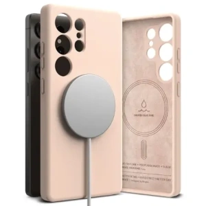 Hurtownia GSM - Ringke Silikon Magnetic MagSafe Samsung Galaxy S25 Ultra Pink Sand - RGK11742 - {ean13} - Hurt