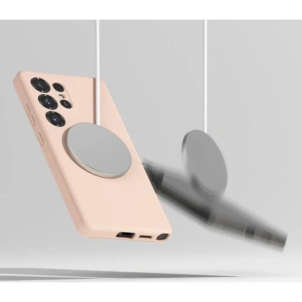 Hurtownia GSM - Ringke Silikon Magnetic MagSafe Samsung Galaxy S25 Ultra Pink Sand - RGK11742 - {ean13} - Hurt