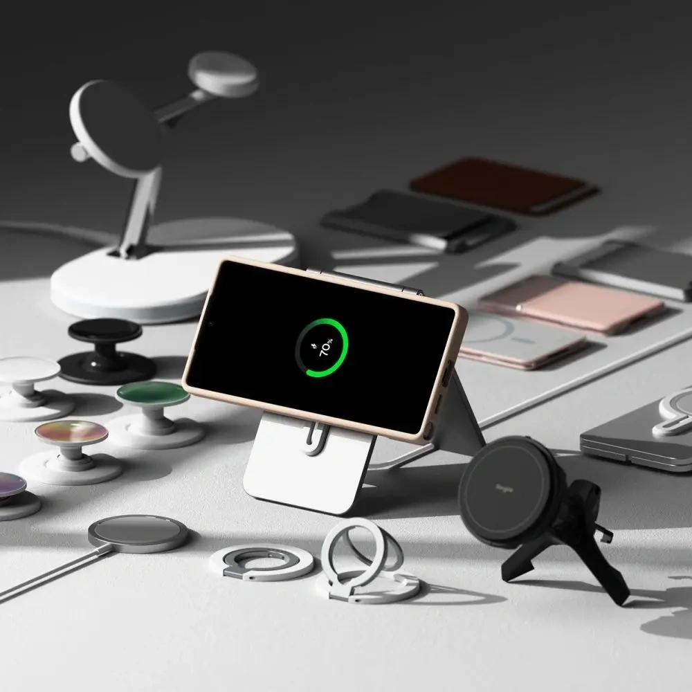 Hurtownia GSM - Ringke Szilikon Magnetic MagSafe Samsung Galaxy S25 Ultra Rózsaszín Homok - RGK11742 - {ean13} - Hurt
