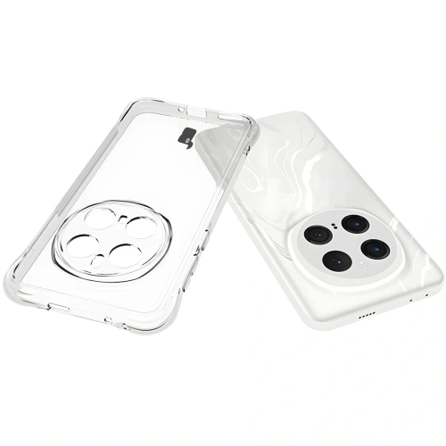 Elastyczne etui Bizon Case Salpa do Honor Magic7 Pro przezroczyste