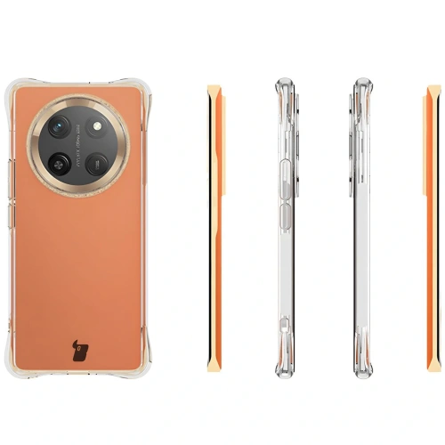 Elastyczne etui Bizon Case Salpa do Honor Magic7 Lite przezroczyste