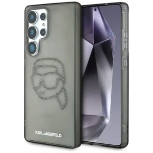 Hurtownia GSM - Karl Lagerfeld Logo-ul cu cap de Karl din cristale Swarovski Samsung Galaxy S25 Ultra negru - KLD21874 - {ean13} - Hurt