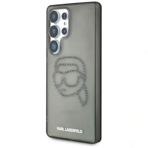 Hurtownia GSM - Karl Lagerfeld Logo-ul cu cap de Karl din cristale Swarovski Samsung Galaxy S25 Ultra negru - KLD21874 - {ean13} - Hurt