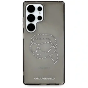 Hurtownia GSM - Karl Lagerfeld Logo-ul cu cap de Karl din cristale Swarovski Samsung Galaxy S25 Ultra negru - KLD21874 - {ean13} - Hurt