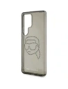 Hurtownia GSM - Karl Lagerfeld Logo-ul cu cap de Karl din cristale Swarovski Samsung Galaxy S25 Ultra negru - KLD21874 - {ean13} - Hurt