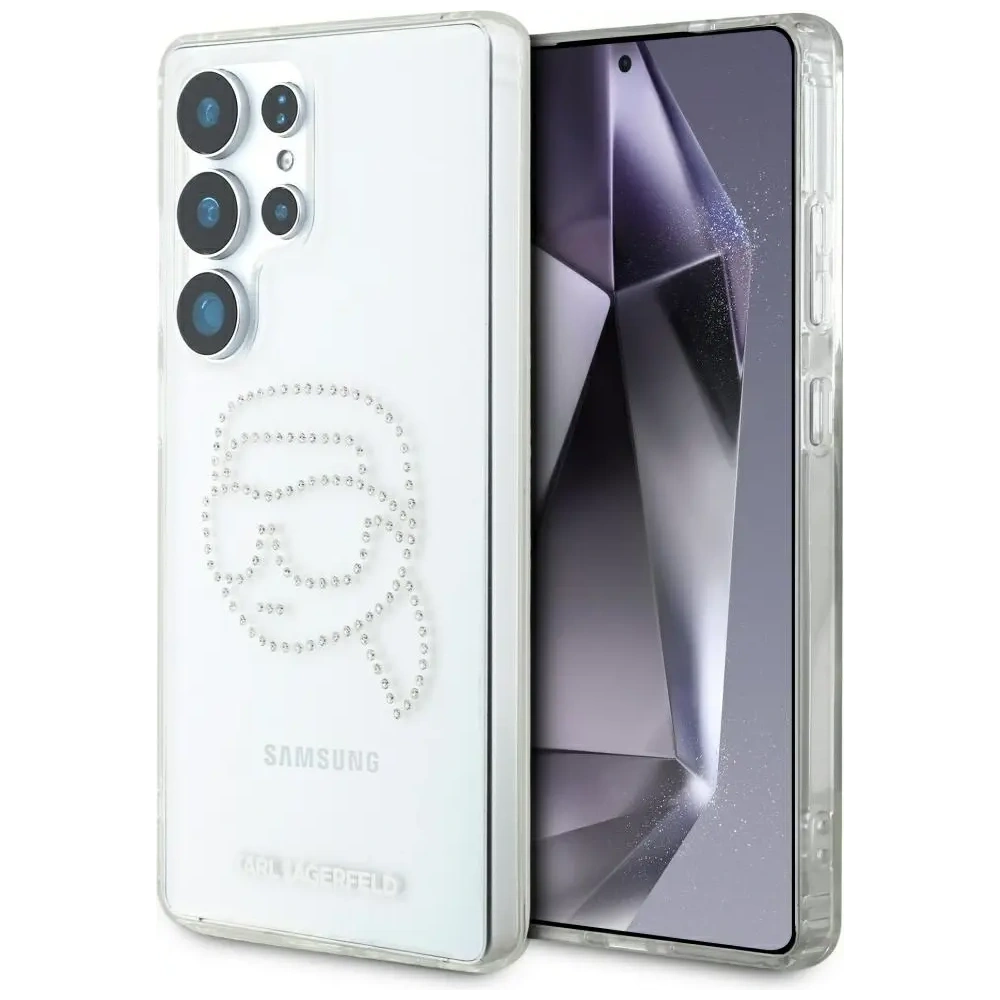 Hurtownia GSM - Karl Lagerfeld Rhinestones Karl Kopf Logo Samsung Galaxy S25 Ultra klar - KLD21875 - {ean13} - Hurt