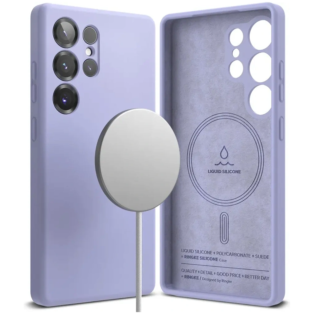 Hurtownia GSM - Ringke Silikon Magnetic MagSafe Samsung Galaxy S25 Ultra Lavendel - RGK11743 - {ean13} - Hurt