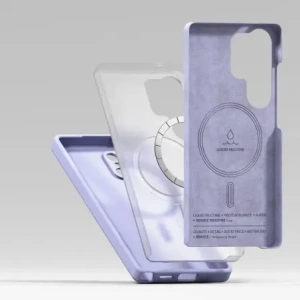 Wholesale Ringke Silicone Magnetic MagSafe Samsung Galaxy S25 Ultra Lavender - RGK11743 - {ean13} - Hurt