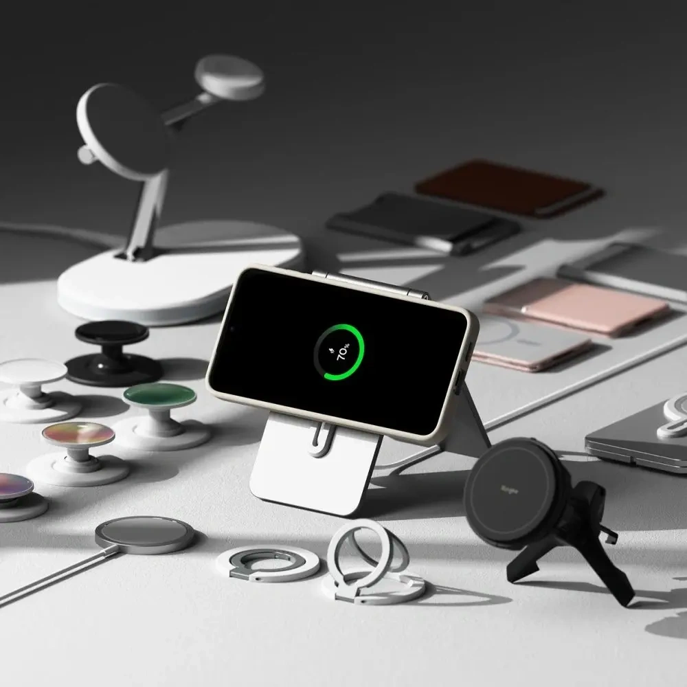 Hurtownia GSM - Ringke Silikon Magnetic MagSafe Samsung Galaxy S25+ Plus Stein - RGK11745 - {ean13} - Hurt