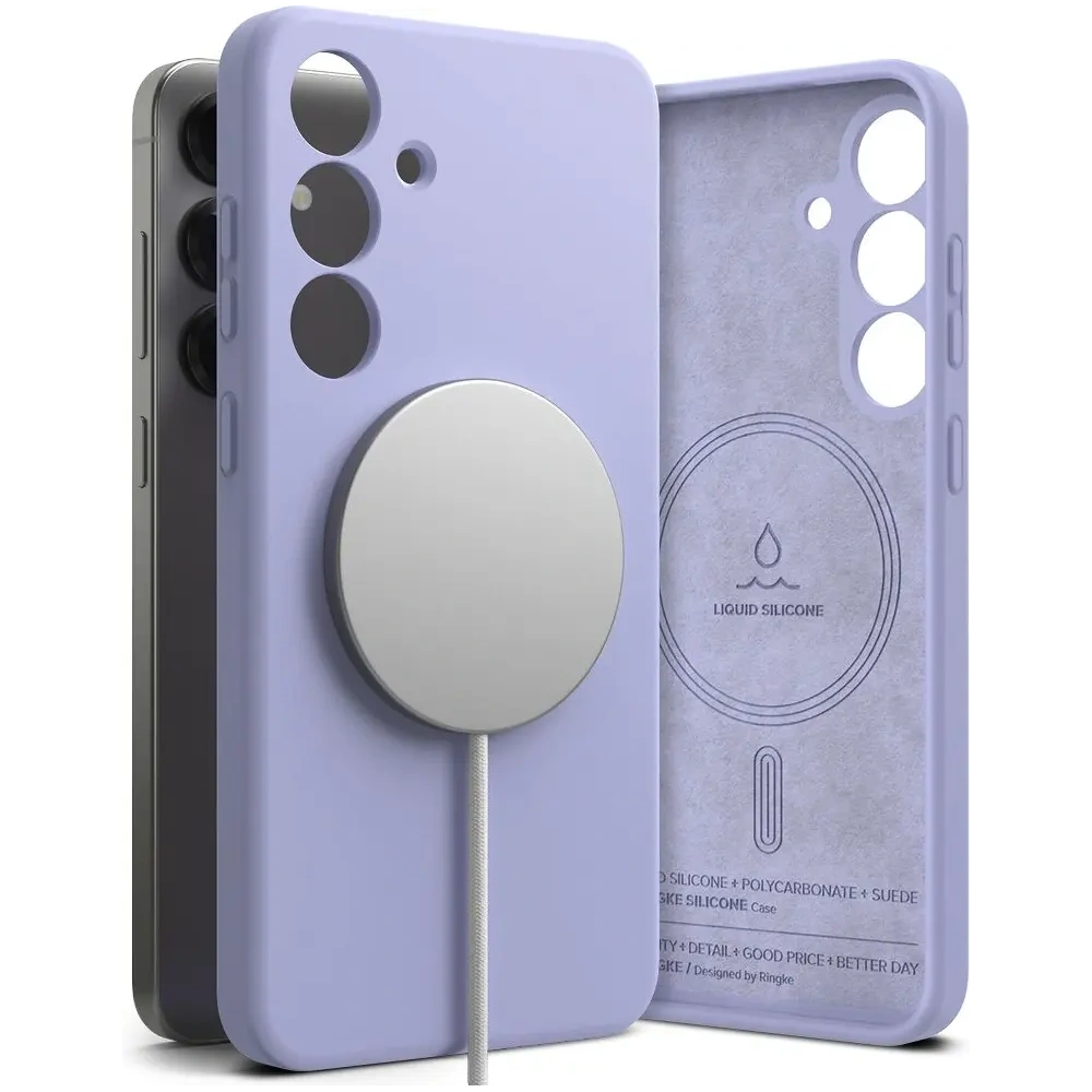 Hurtownia GSM - Ringke Silikon Magnetic MagSafe Samsung Galaxy S25+ Plus Lavendel - RGK11747 - {ean13} - Hurt