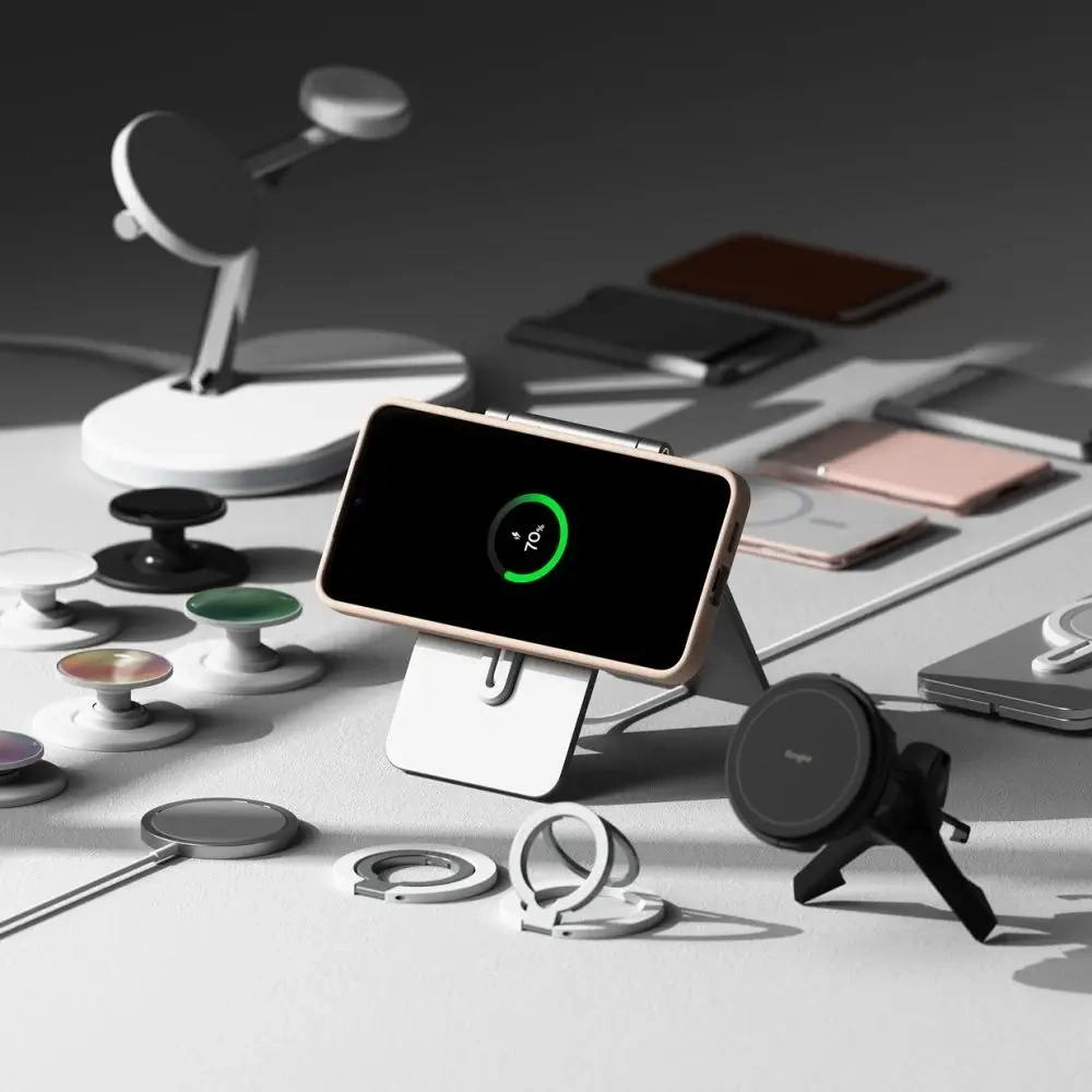 Hurtownia GSM - Ringke Szilikon Magnetic MagSafe Samsung Galaxy S25 Rózsaszín Homok - RGK11750 - {ean13} - Hurt