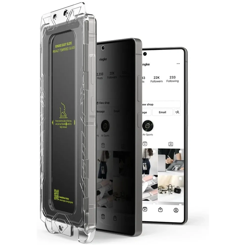 Hurtownia GSM - Sklo privatizující Ringke Easy Slide Samsung Galaxy S25 Ultra Privacy [2 PACK] - RGK11752 - {ean13} - Hurt