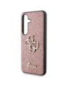 Hurtownia GSM - Guess Glitter Fixe Mare 4G Logo Metalic Samsung Galaxy S25+ Plus roz - GUE4259 - {ean13} - Hurt