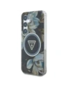 Hurtownia GSM - Guess Glitzer Blumen Dreiecks Knöpfe MagSafe Samsung Galaxy S25 schwarz - GUE4260 - {ean13} - Hurt