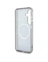 Hurtownia GSM - Guess Flori Strălucitoare Butoane Triunghiulare MagSafe Samsung Galaxy S25 negru - GUE4260 - {ean13} - Hurt