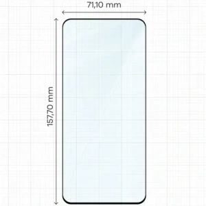 Hurtownia GSM - Bizon Glass Edge 2 Xiaomi Redmi Note 14 4G / 5G fekete keret - BIZ8186 - {ean13} - Hurt
