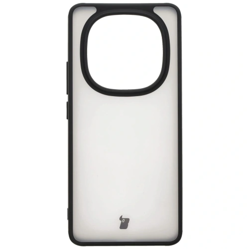 Etui Bizon Case Angelo do Xiaomi Redmi Note 14 Pro 5G / 14 Pro+ 5G / Poco X7 przydymione z czarną ramką