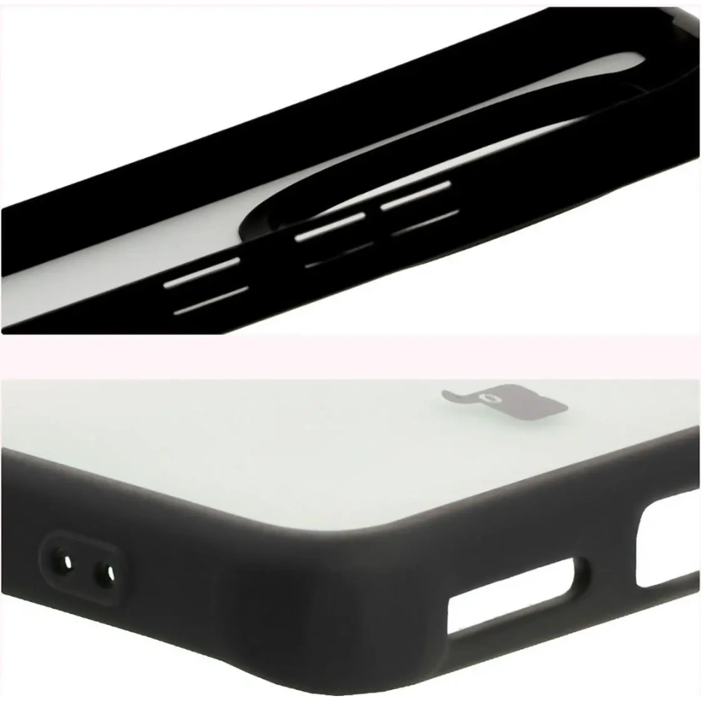 Wholesale Bizon Case Angelo Xiaomi Redmi Note 14 Pro 5G / 14 Pro+ 5G / Poco X7 smoky with a black frame - BIZ8187 - {ean13} - Hurt