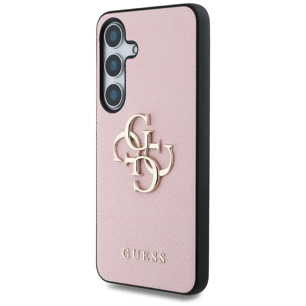 Hurtownia GSM - Etui Guess Grained Big 4G Logo Small Classic Logo pro Samsung Galaxy S25 růžové - GUE4263 - {ean13} - Hurt