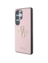 Hurtownia GSM - Guess Grained Big 4G Logo Small Classic Logo Samsung Galaxy S25 Ultra roz - GUE4265 - {ean13} - Hurt