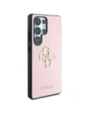 Hurtownia GSM - Guess Grained Big 4G Logo Small Classic Logo Samsung Galaxy S25 Ultra rózsaszín - GUE4265 - {ean13} - Hurt
