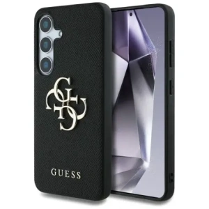 Wholesale Guess Grained Big 4G Logo Small Classic Logo do Samsung Galaxy S25+ Plus black - GUE4267 - {ean13} - Hurt
