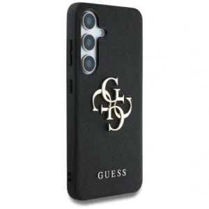 Wholesale Guess Grained Big 4G Logo Small Classic Logo do Samsung Galaxy S25+ Plus black - GUE4267 - {ean13} - Hurt
