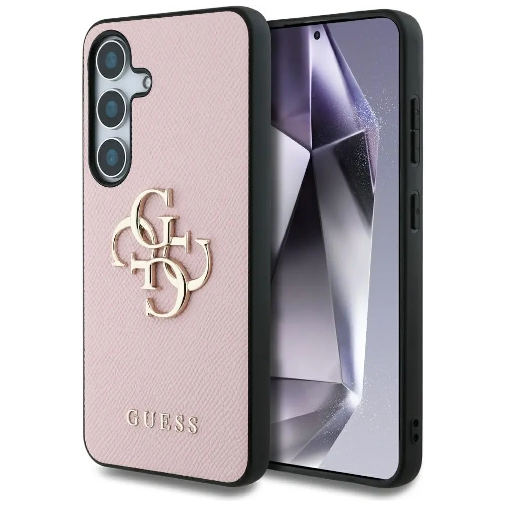 Hurtownia GSM - Etui Guess Grained Big 4G Logo Small Classic Logo do Samsung Galaxy S25+ Plus růžové - GUE4268 - {ean13} - Hurt