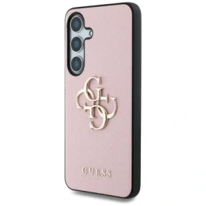 Wholesale Guess Grained Big 4G Logo Small Classic Logo do Samsung Galaxy S25+ Plus pink - GUE4268 - {ean13} - Hurt