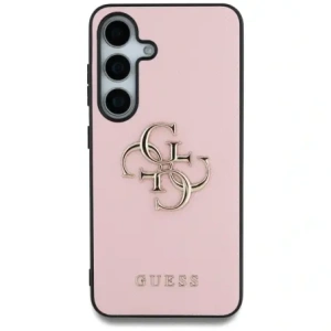 Wholesale Guess Grained Big 4G Logo Small Classic Logo do Samsung Galaxy S25+ Plus pink - GUE4268 - {ean13} - Hurt