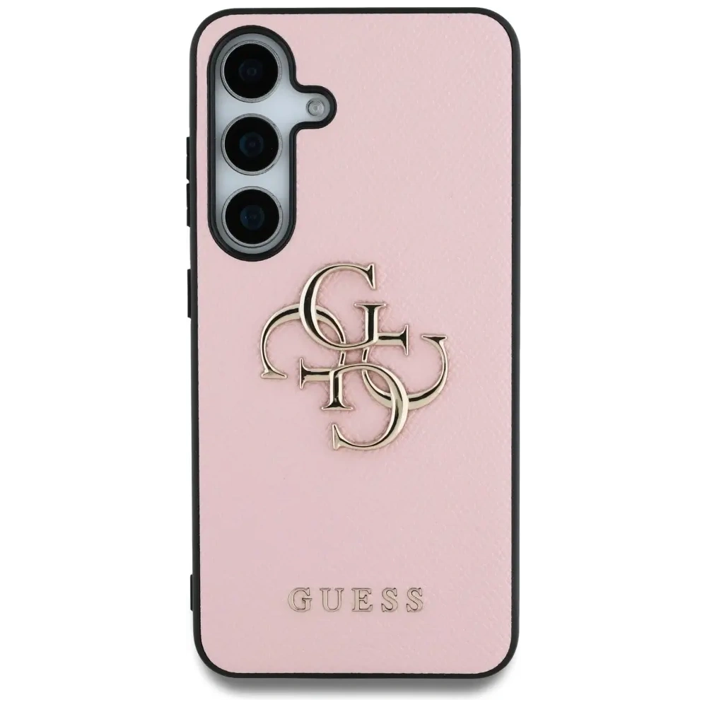 Hurtownia GSM - Etui Guess Grained Big 4G Logo Small Classic Logo do Samsung Galaxy S25+ Plus růžové - GUE4268 - {ean13} - Hurt