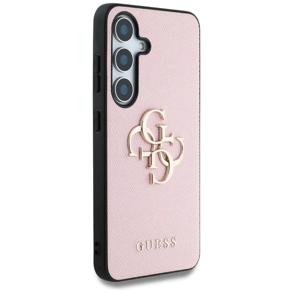 Hurtownia GSM - Etui Guess Grained Big 4G Logo Small Classic Logo do Samsung Galaxy S25+ Plus růžové - GUE4268 - {ean13} - Hurt