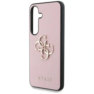 Wholesale Guess Grained Big 4G Logo Small Classic Logo do Samsung Galaxy S25+ Plus pink - GUE4268 - {ean13} - Hurt