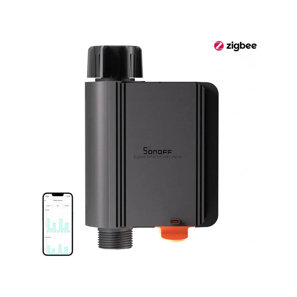 Wholesale SONOFF SWV-BSP ZigBee Smart Water Valve/Counter (3/4") - SNF193 - {ean13} - Hurt