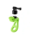 TELESIN multifunctional silicone mount for sports cameras (green)