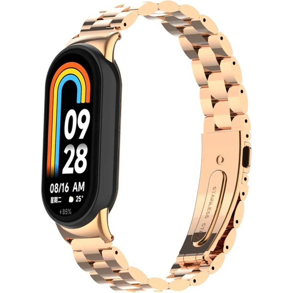Hurtownia GSM - Bizon Strap Watch Aura Xiaomi Smart Band 9 / 9 NFC / 8 rózsaarany - BIZ8188 - {ean13} - Hurt