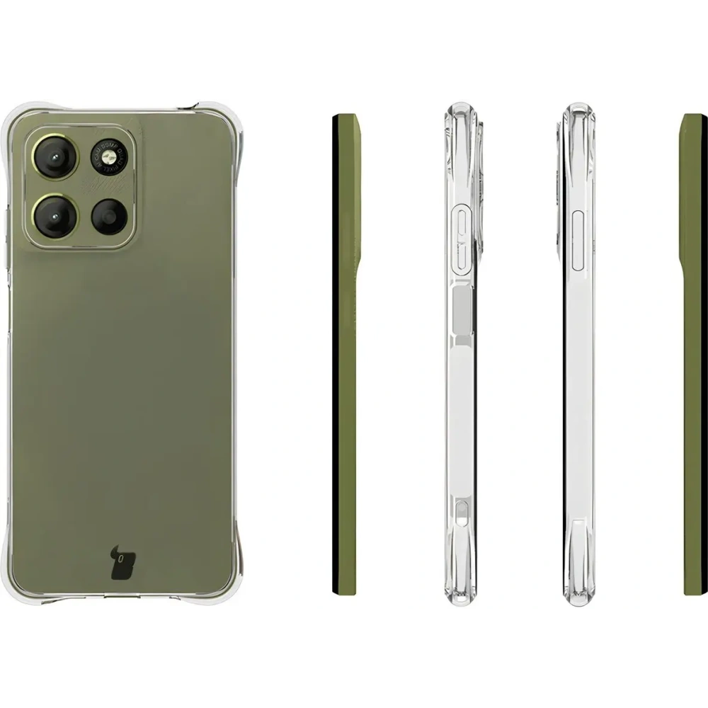 Hurtownia GSM - Elastické pouzdro Bizon Case Salpa pro Motorola Moto G15 / G15 Power průhledné - BIZ8189 - {ean13} - Hurt