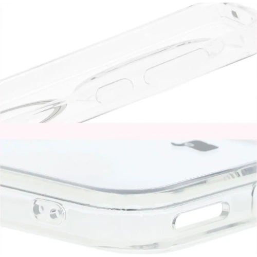 Etui z pierścieniem magnetycznym Bizon Case CrystalO do Honor Magic7 Pro przezroczyste